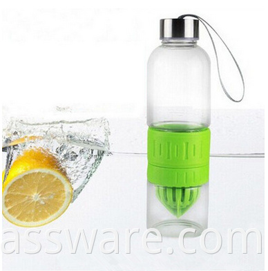 2016 new products glass water bottle